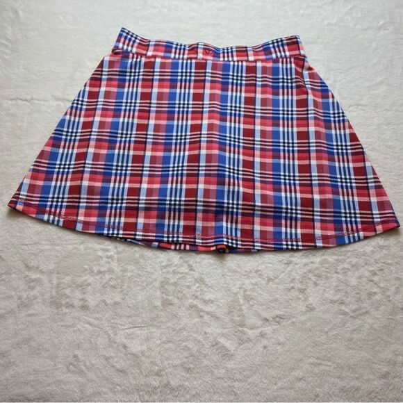 Talbots Plaid Skorts Red, White and Blue Size Small - Picture 2 of 9